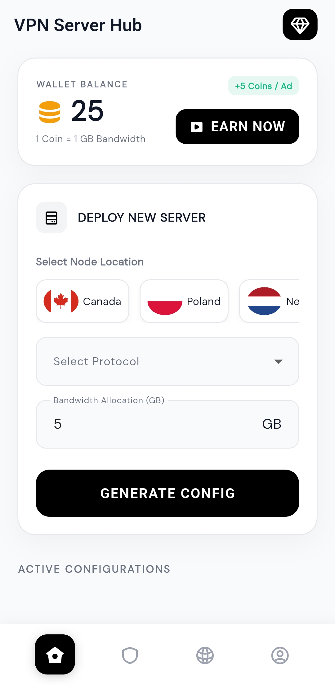 VPN Server Hub Setup